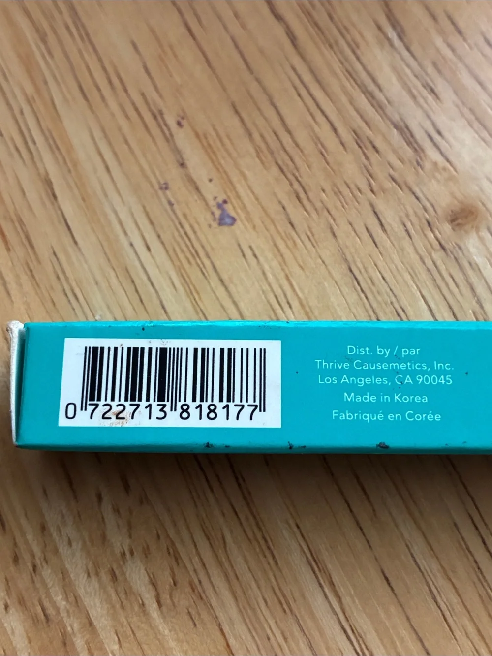 thrive causemetics Waterproof Liquid Eyeliner in Teal Box